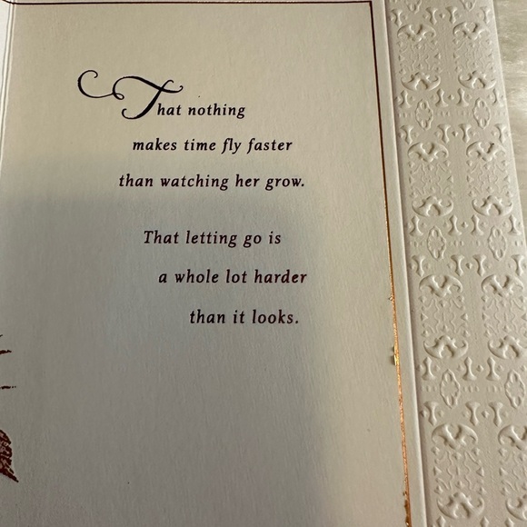 🧡10/$10 Elegant Floral Daughter Card - Picture 3 of 5